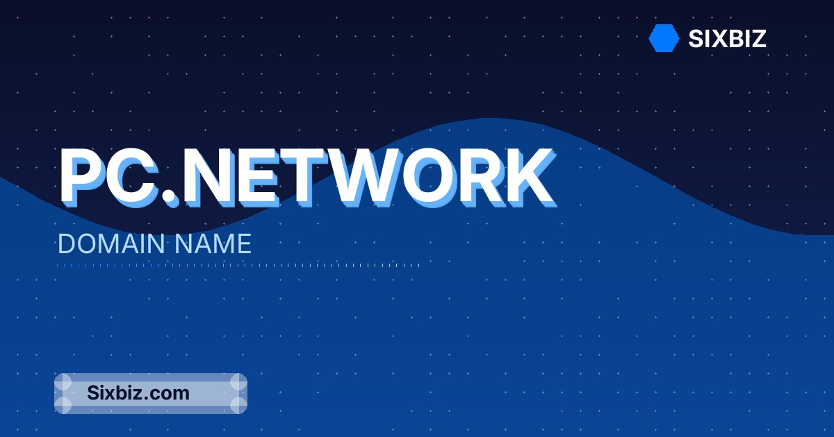pc.network - Premium Domain Name For Sale