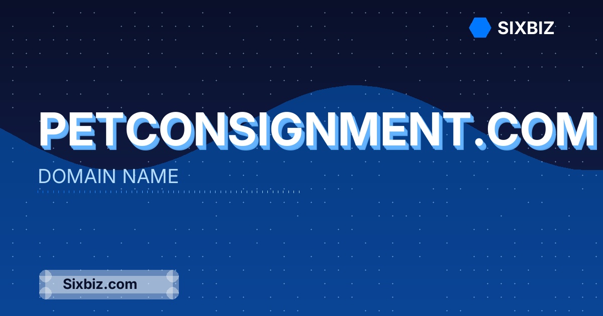 petconsignment.com - Premium Domain Name For Sale