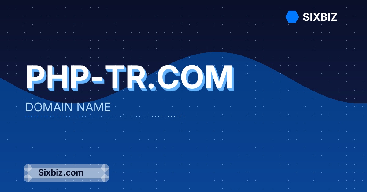 php-tr.com - Premium Domain Name For Sale