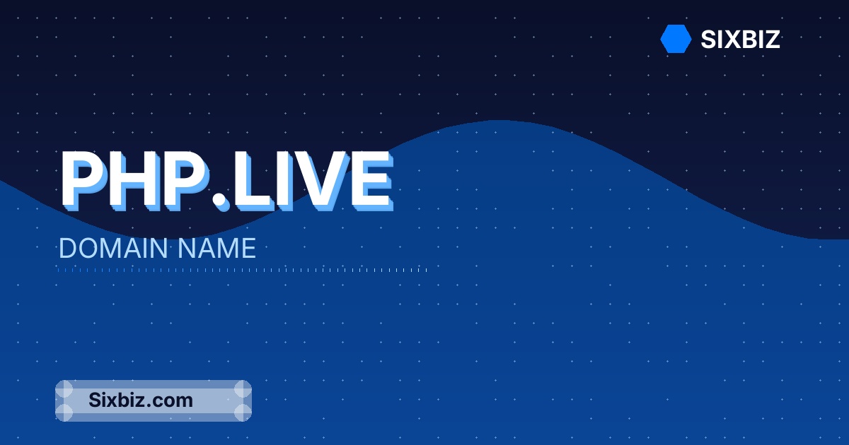 php.live - Premium Domain Name For Sale