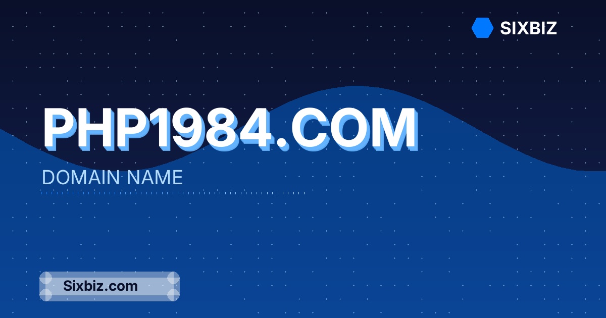 php1984.com - Premium Domain Name For Sale