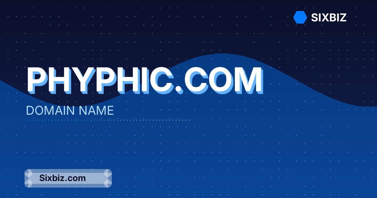 phyphic.com - Premium Domain Name For Sale