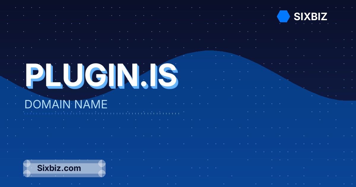 plugin.is - Premium Domain Name For Sale