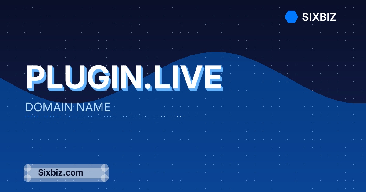 plugin.live - Premium Domain Name For Sale