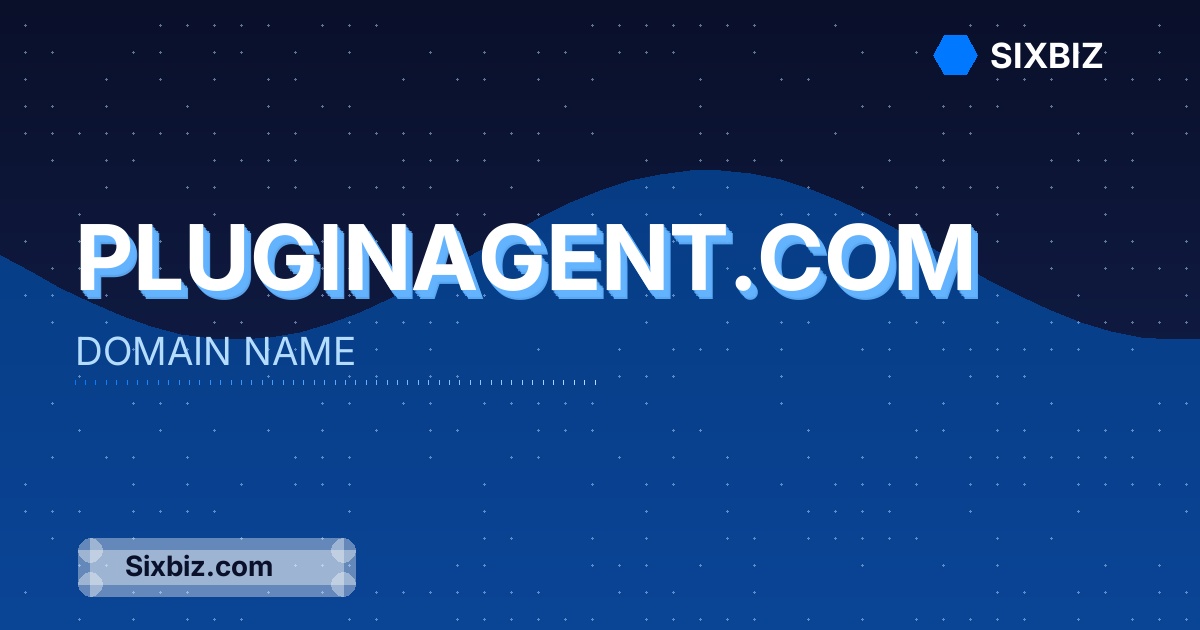 pluginagent.com - Premium Domain Name For Sale