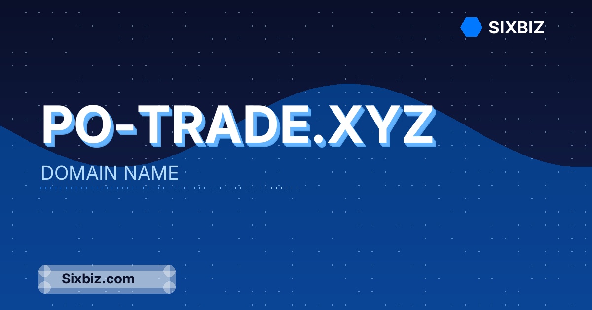 po-trade.xyz - Premium Domain Name For Sale
