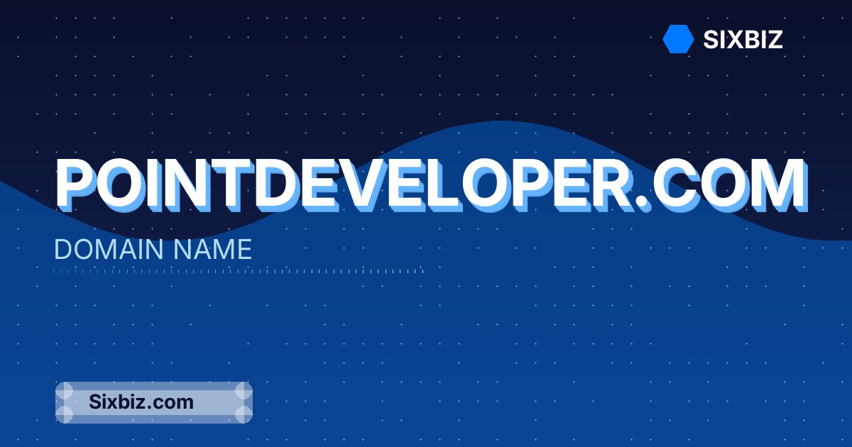 pointdeveloper.com - Premium Domain Name For Sale