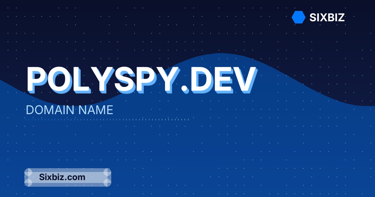 polyspy.dev - Premium Domain Name For Sale