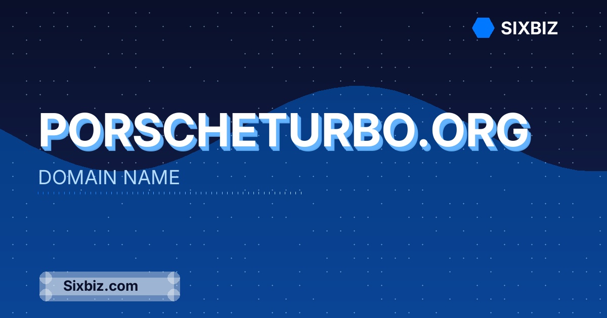 porscheturbo.org - Premium Domain Name For Sale