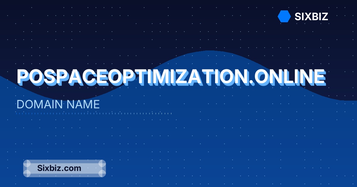 pospaceoptimization.online - Premium Domain Name For Sale