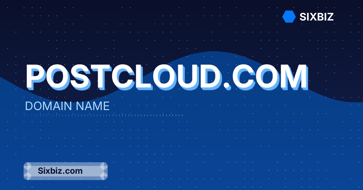 postcloud.com - Premium Domain Name For Sale