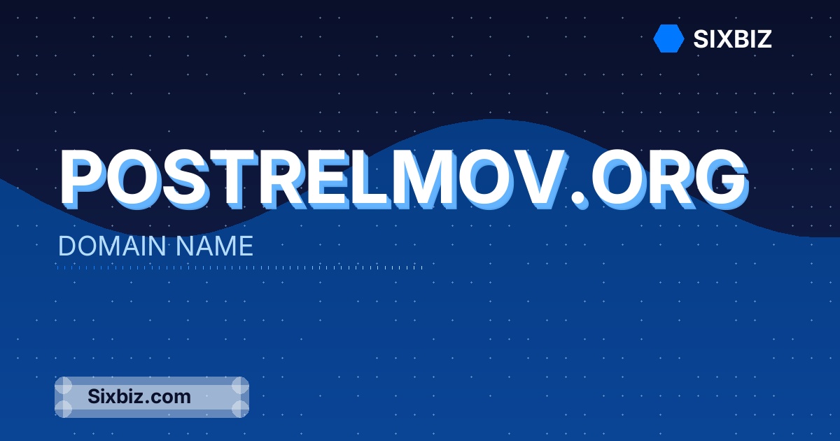postrelmov.org - Premium Domain Name For Sale