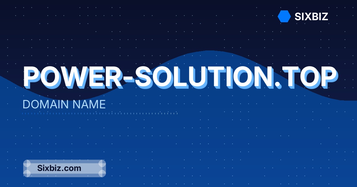 power-solution.top - Premium Domain Name For Sale