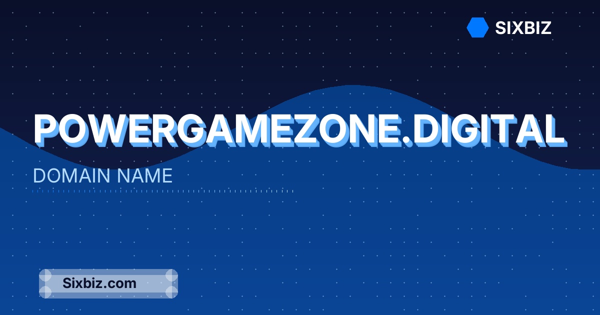 powergamezone.digital - Premium Domain Name For Sale