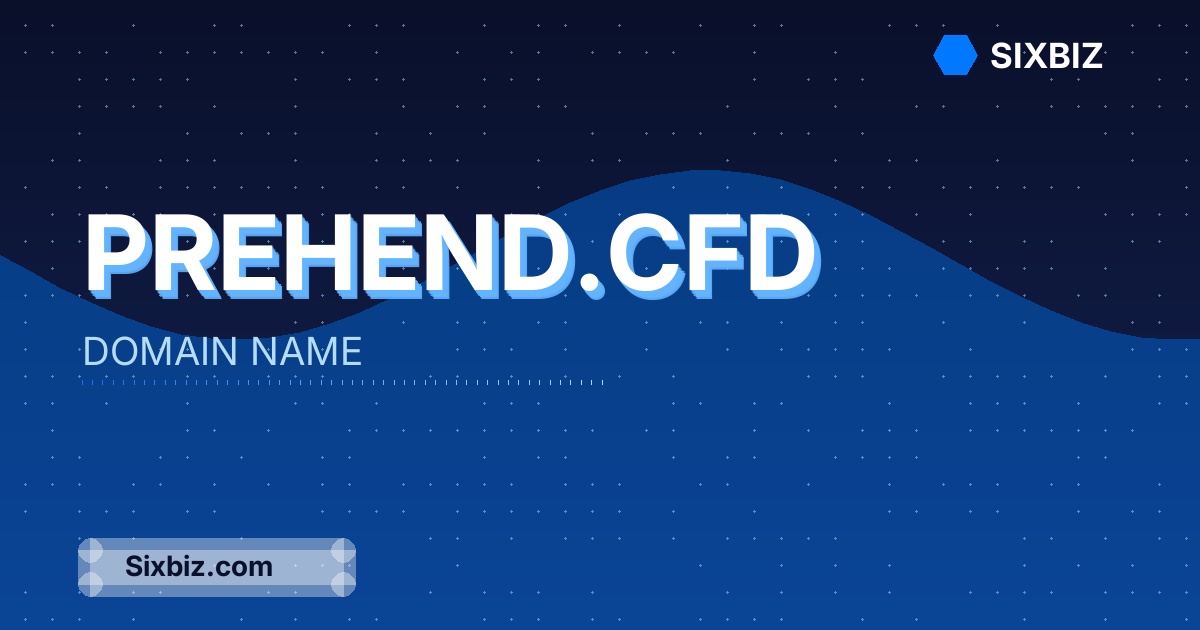 prehend.cfd - Premium Domain Name For Sale