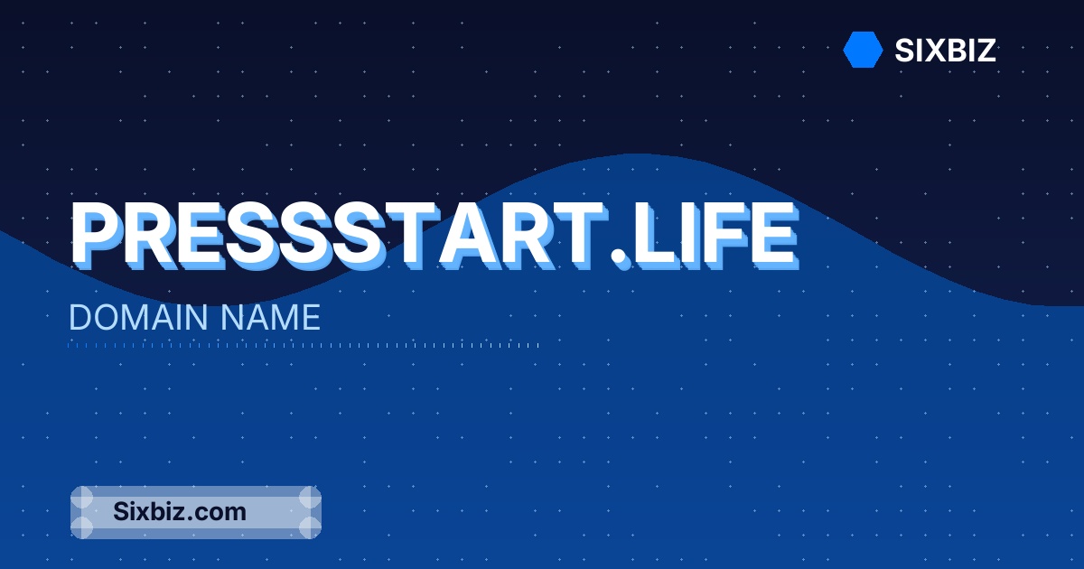 pressstart.life - Premium Domain Name For Sale
