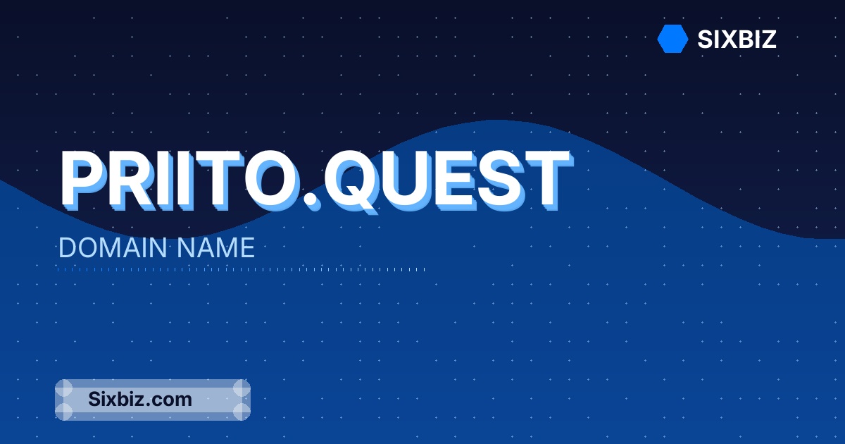 priito.quest - Premium Domain Name For Sale
