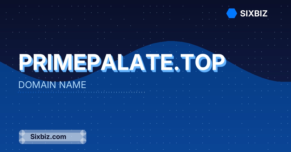 primepalate.top - Premium Domain Name For Sale