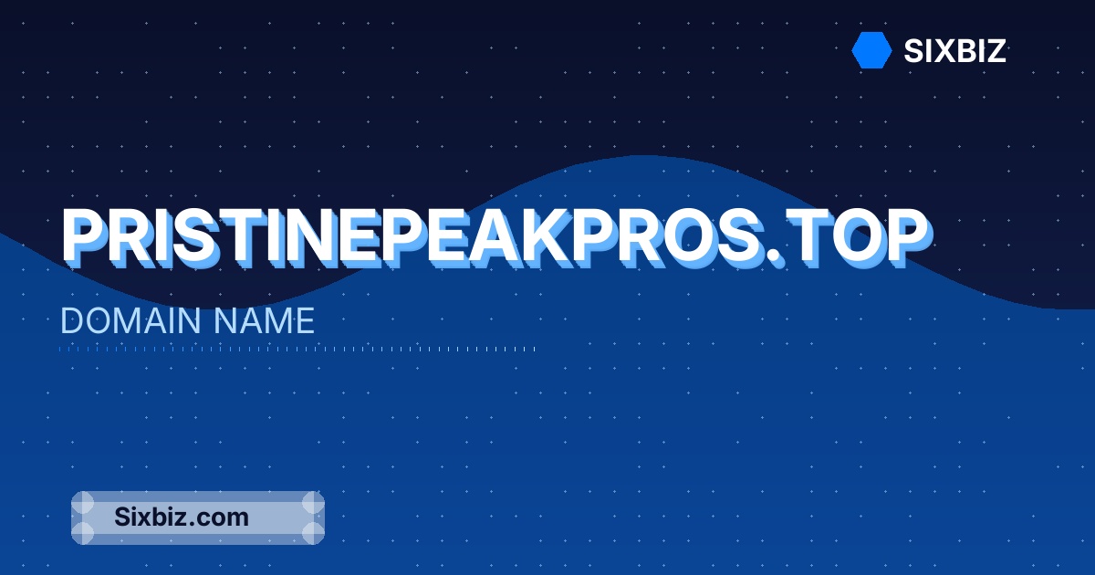 pristinepeakpros.top - Premium Domain Name For Sale