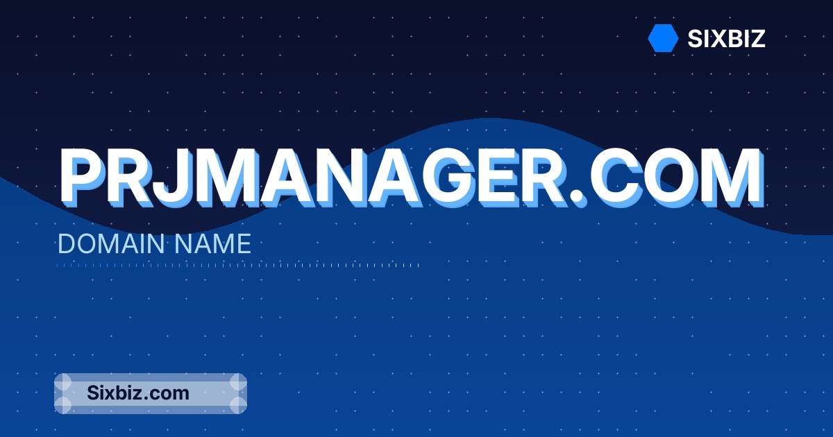 prjmanager.com - Premium Domain Name For Sale