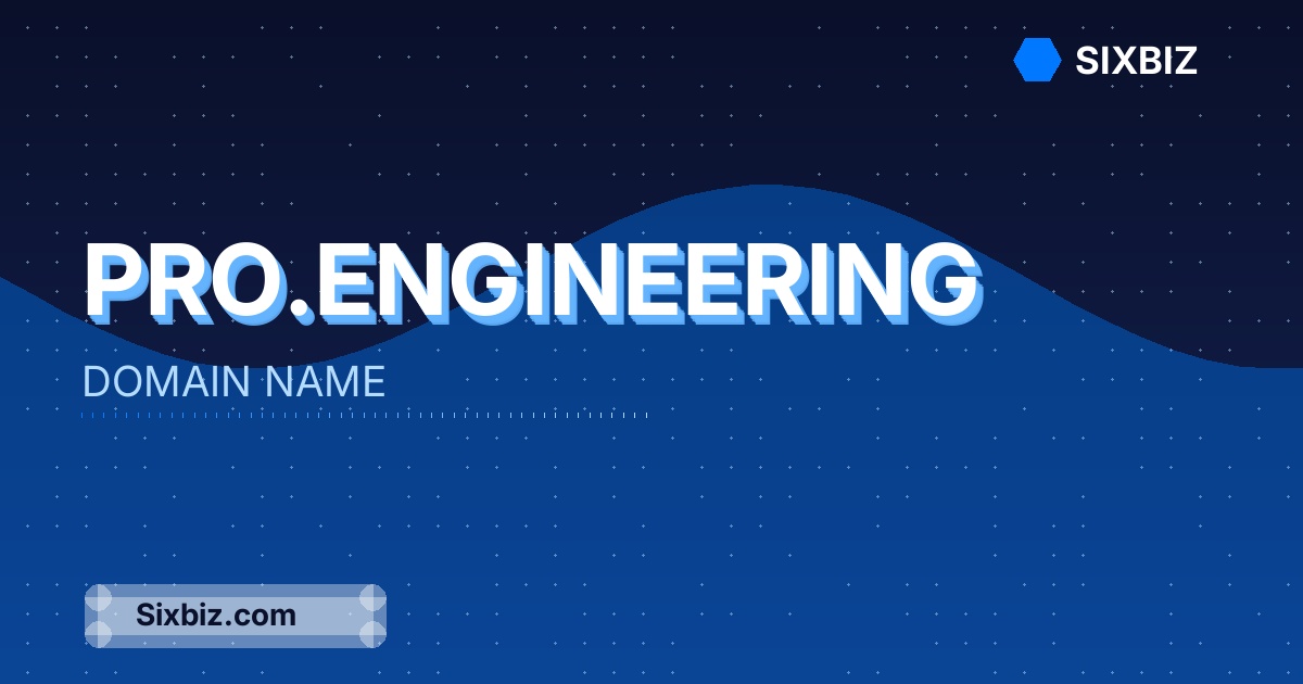 pro.engineering - Premium Domain Name For Sale