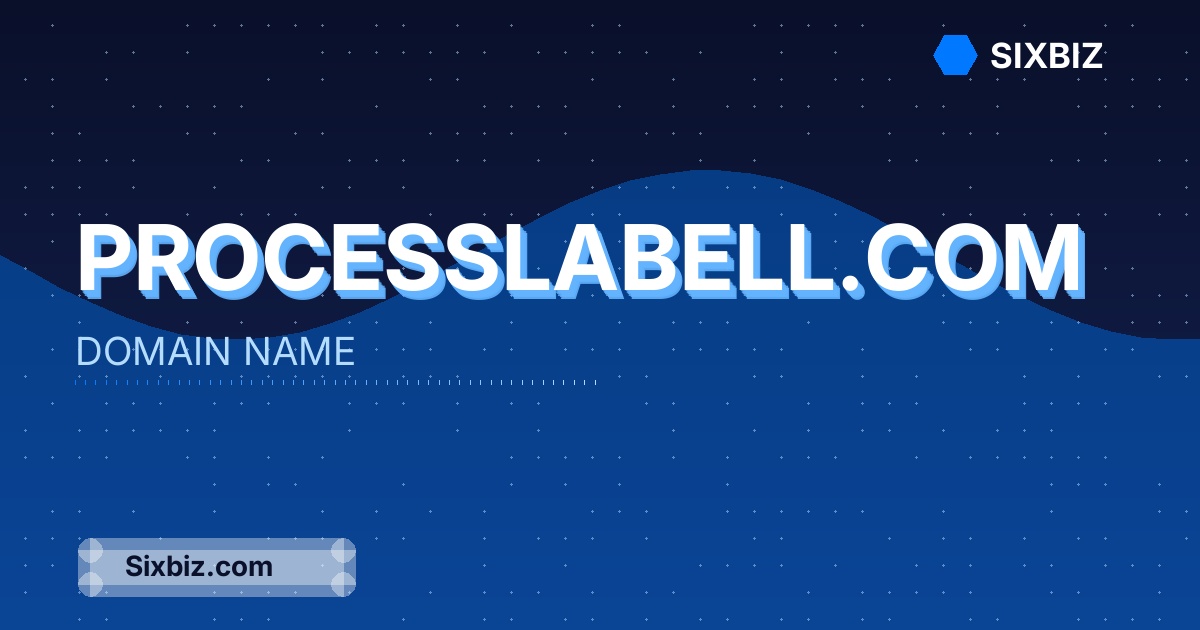 processlabell.com - Premium Domain Name For Sale