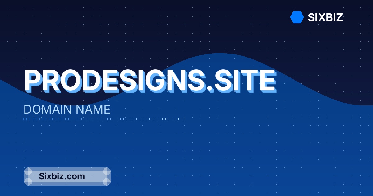 prodesigns.site - Premium Domain Name For Sale