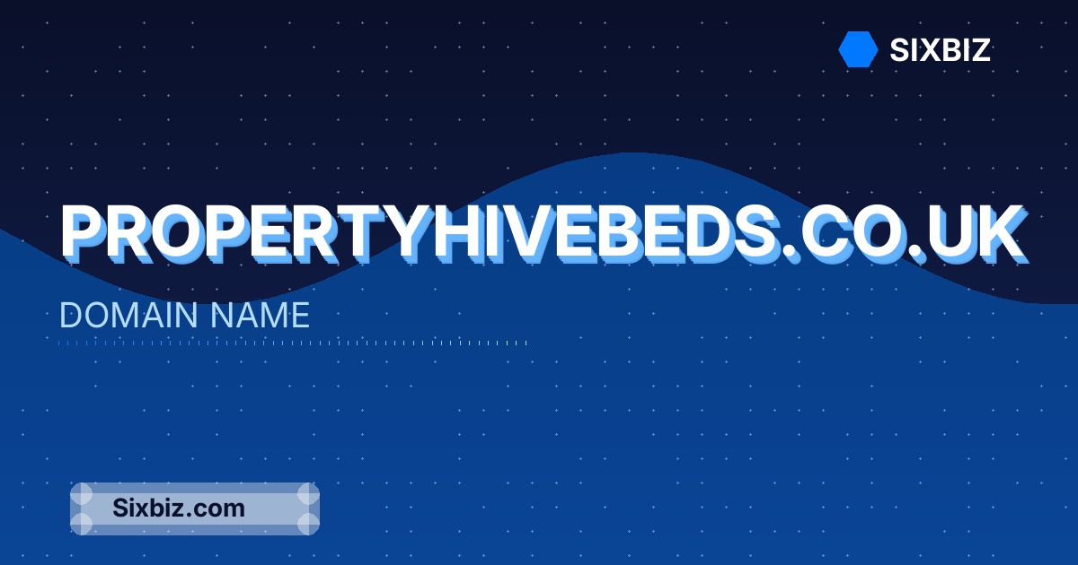 propertyhivebeds.co.uk - Premium Domain Name For Sale