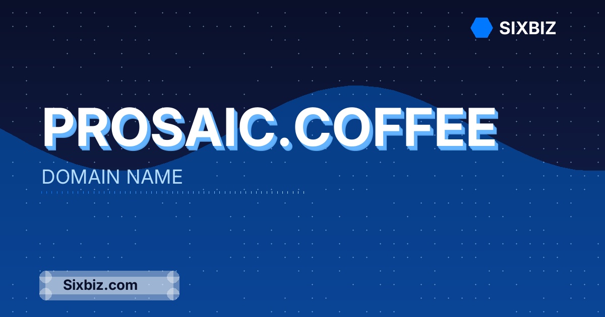 prosaic.coffee - Premium Domain Name For Sale