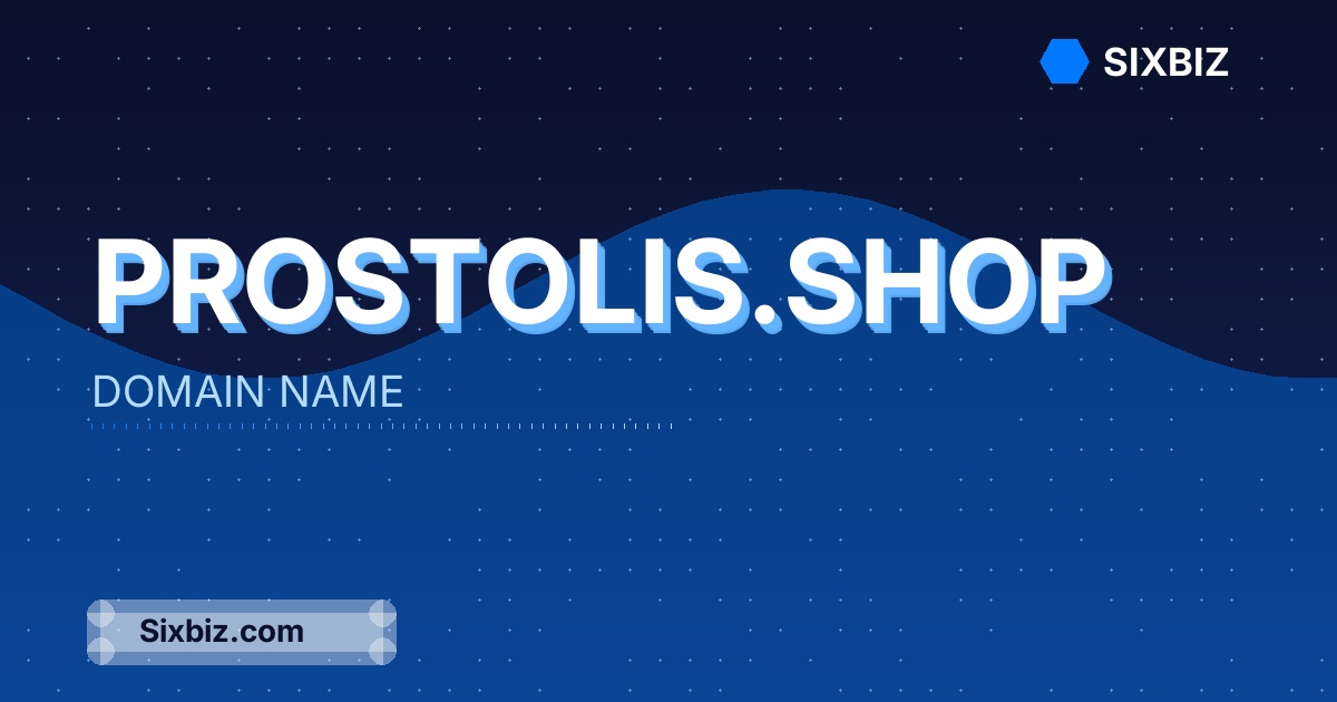 prostolis.shop - Premium Domain Name For Sale