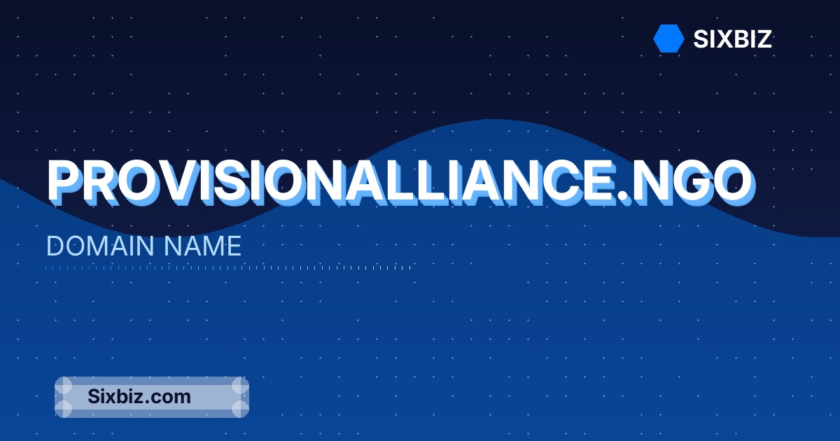 provisionalliance.ngo - Premium Domain Name For Sale