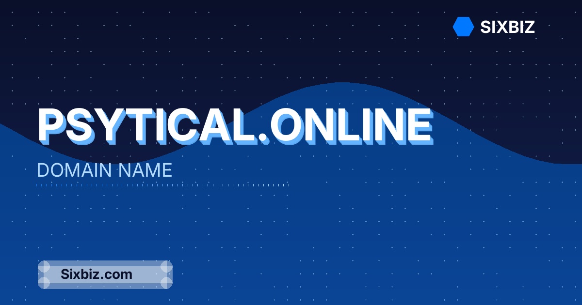 psytical.online - Premium Domain Name For Sale