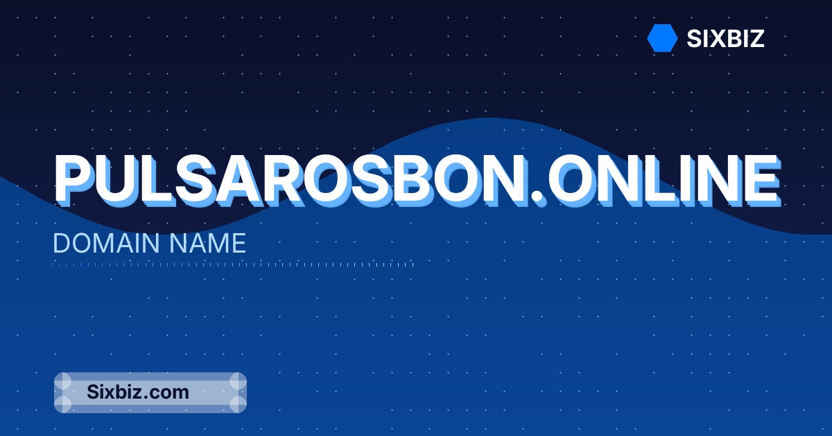 pulsarosbon.online - Premium Domain Name For Sale