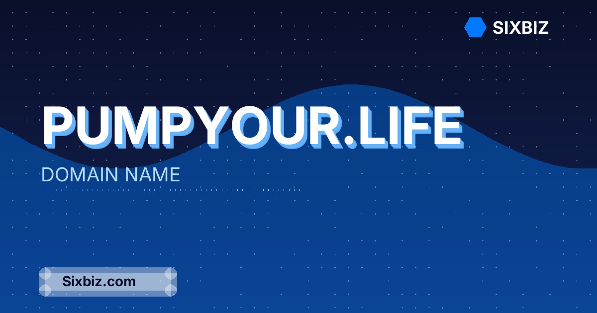 pumpyour.life - Premium Domain Name For Sale