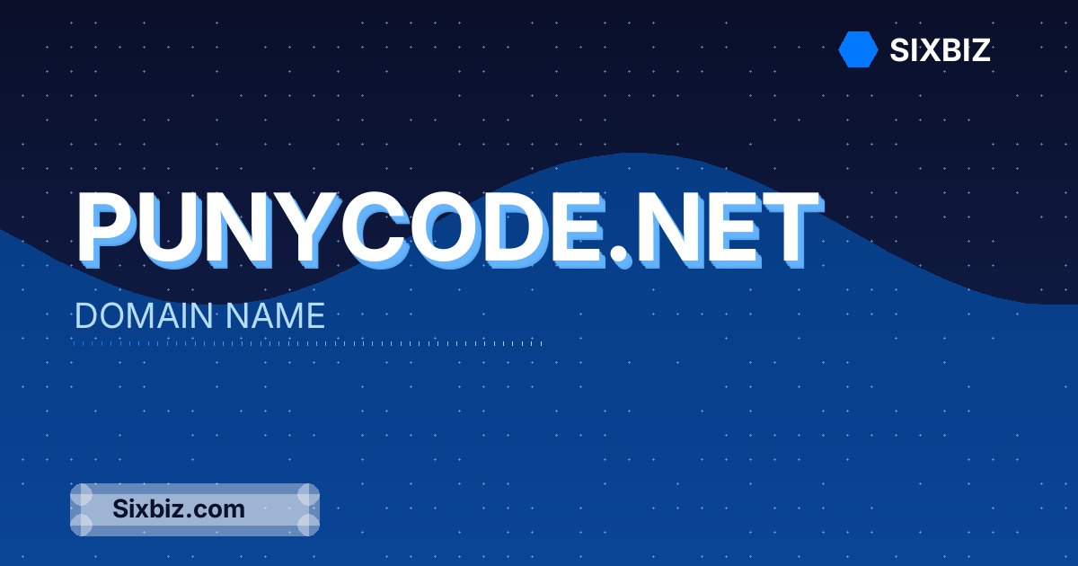 punycode.net - Premium Domain Name For Sale