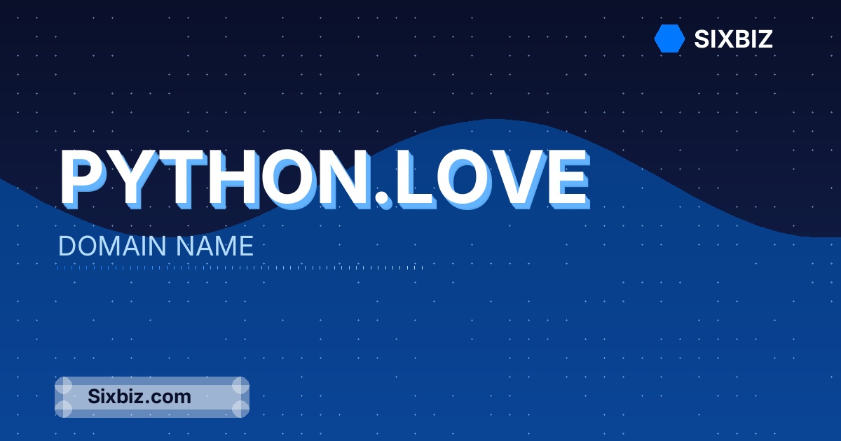 python.love - Premium Domain Name For Sale