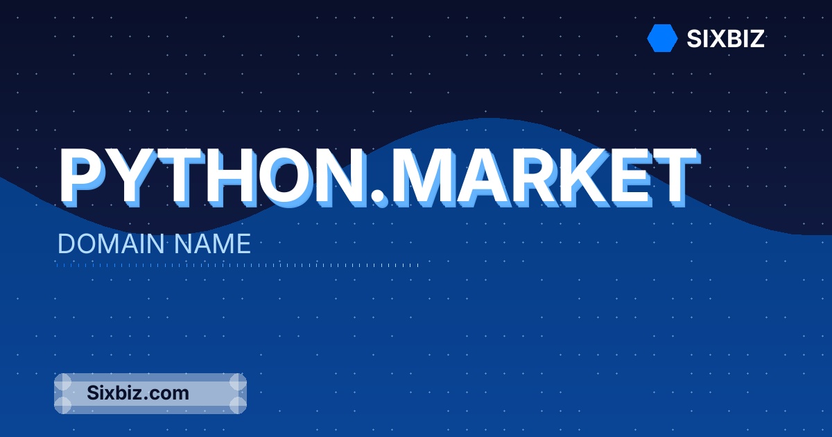 python.market - Premium Domain Name For Sale