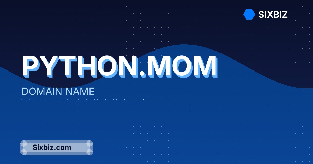 python.mom - Premium Domain Name For Sale
