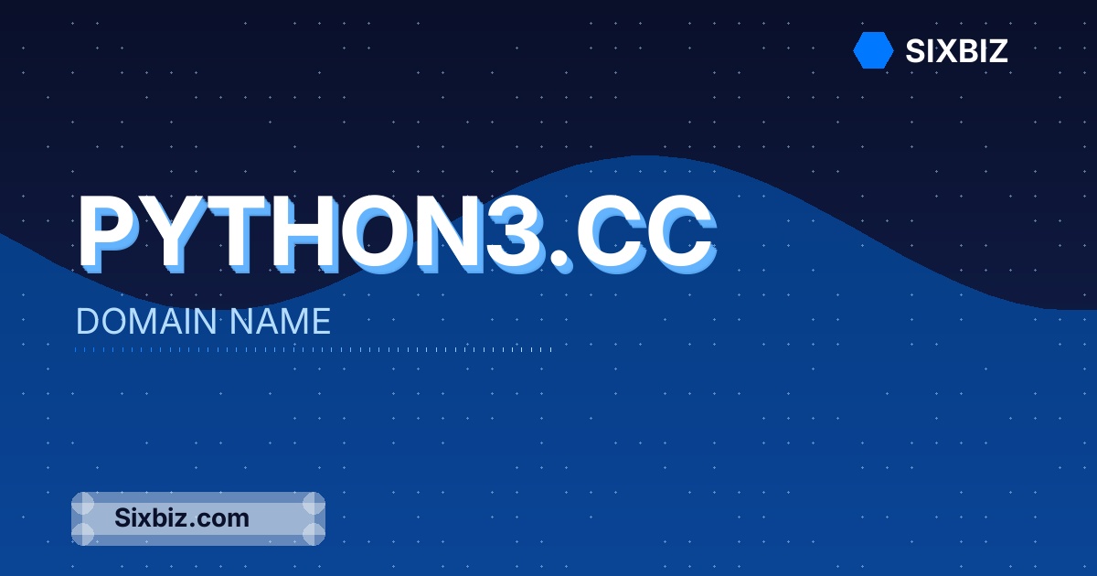 python3.cc - Premium Domain Name For Sale