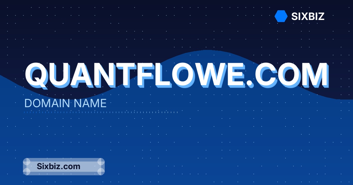 quantflowe.com - Premium Domain Name For Sale