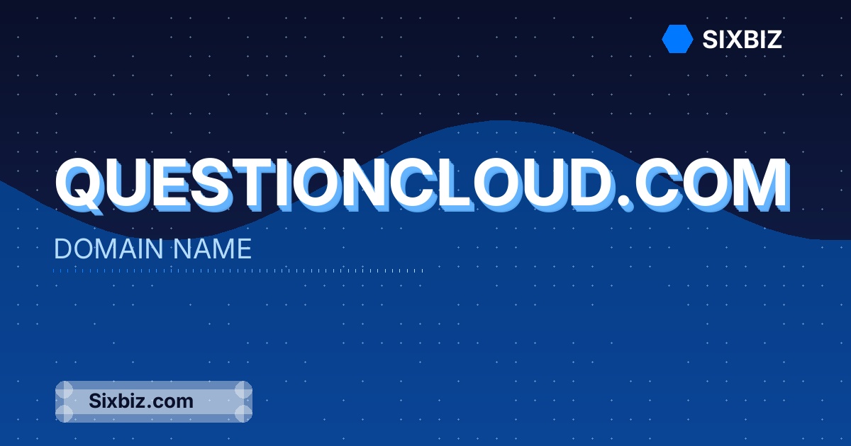 questioncloud.com - Premium Domain Name For Sale