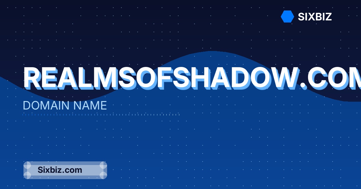 realmsofshadow.com - Premium Domain Name For Sale