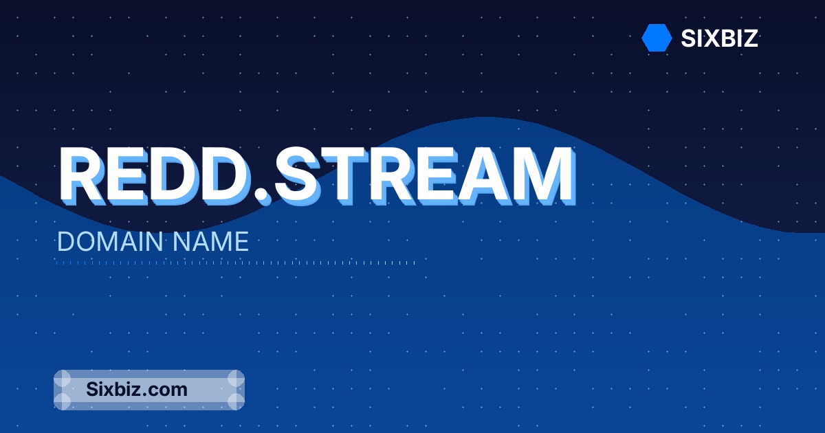 redd.stream - Premium Domain Name For Sale