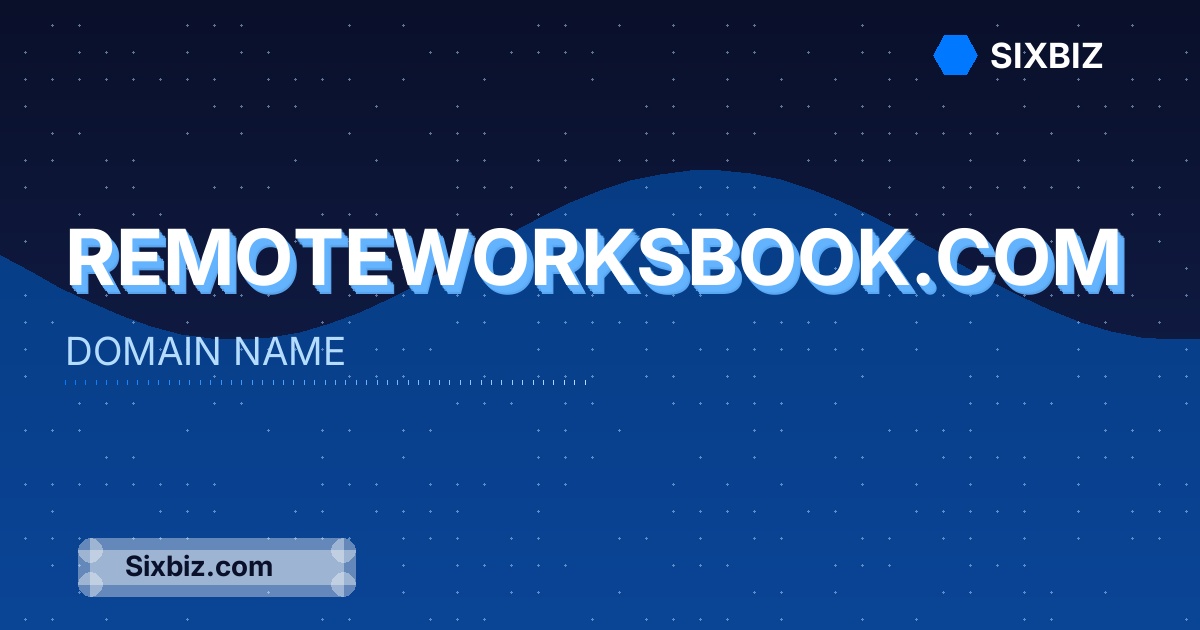 remoteworksbook.com - Premium Domain Name For Sale
