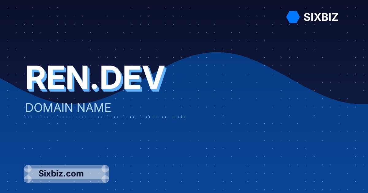 ren.dev - Premium Domain Name For Sale