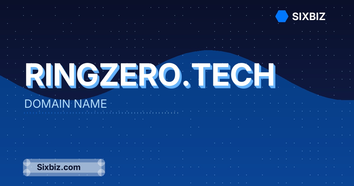 ringzero.tech - Premium Domain Name For Sale