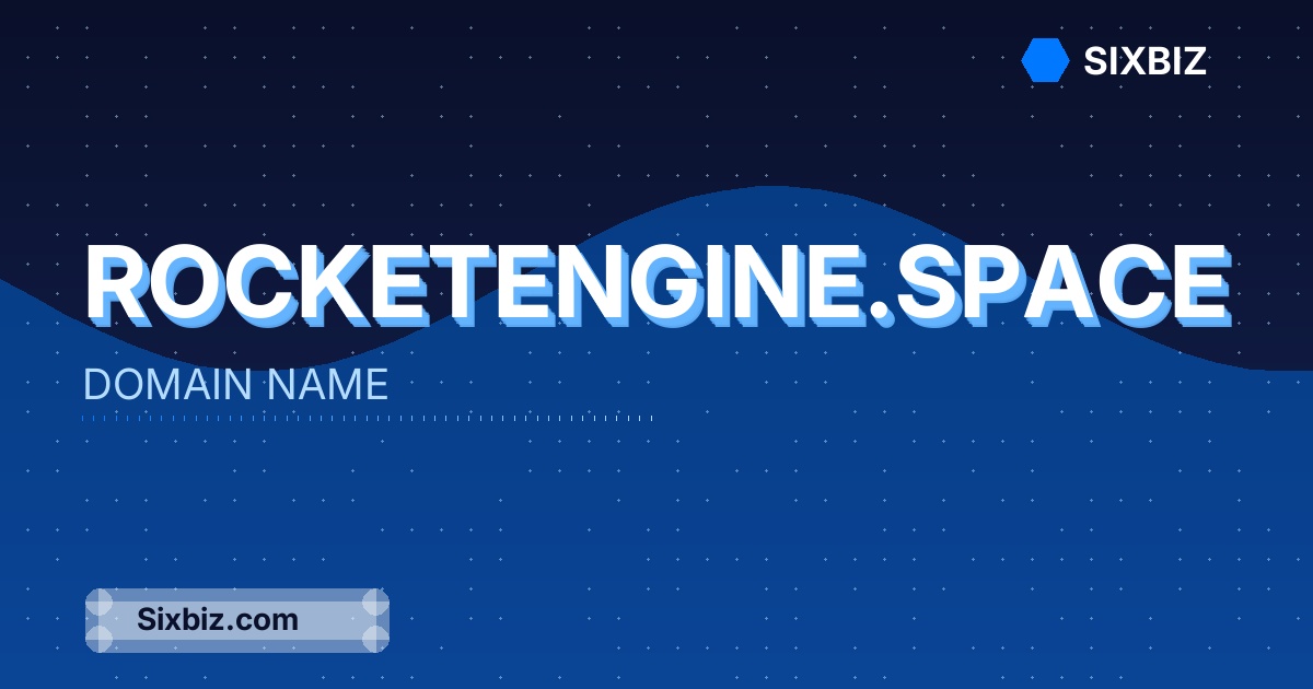 rocketengine.space - Premium Domain Name For Sale