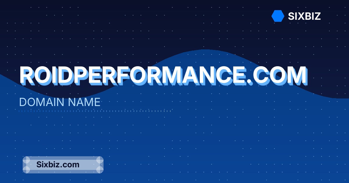 roidperformance.com - Premium Domain Name For Sale
