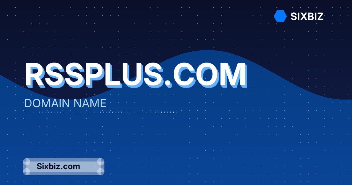 rssplus.com - Premium Domain Name For Sale
