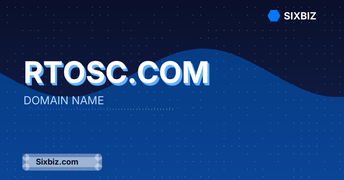 rtosc.com - Premium Domain Name For Sale